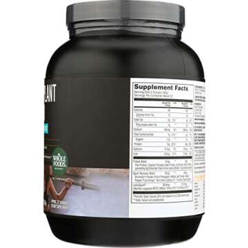 Whole Foods Market Sport Plant Protein Coconut Almond 33 oz