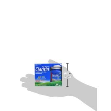 Claritin 24 Hour Allergy Medicine, Non-Drowsy Prescription Strength Allergy Relief, Loratadine Antih...