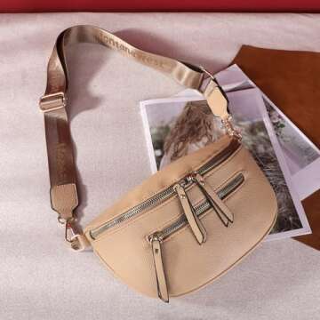 Montana West Crossbody Bags for Women Bum Bag Sling Purse with Adjustable Strap