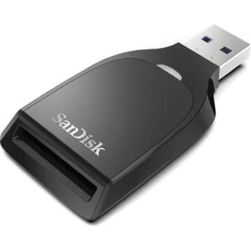 SanDisk UHS-I SD Card Reader - Max 170MB/s Speed for Fast Data Transfers