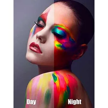 Kalolary 12 Boxes Luminous Pigment Nail Powder, Glow in The Dark Neon Color Nail Powder, Color Acrylic Gradient Glitter Polish for Eyeshadow Face Body Makeup Nail Art Decoration