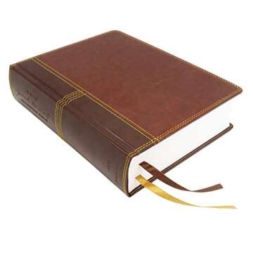 NASB, Journal the Word Reference Bible, Leathersoft over Board, Brown, Red Letter, 1995 Text, Comfor...