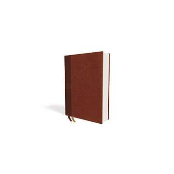 NASB, Journal the Word Reference Bible, Leathersoft over Board, Brown, Red Letter, 1995 Text, Comfort Print: Let Scripture Explain Scripture. Reflect on What You Learn.