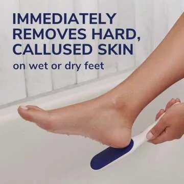 Dr. Scholl's Hard Skin Remover Nano Glass Foot File - Foot Callus Remover, Durable Foot Scrubber, Dead Skin Remover, Hygienic Pedicure Tool, Long Lasting Foot Buffer, Soft Smooth Feet