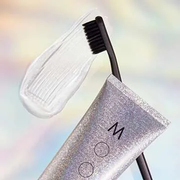 MOON Cosmic Gel Teeth Whitening Toothpaste for Adults & Children - Sparkly, SLS & Fluoride Free Toothpaste with Shiny, Ethically-Sourced Mica - Polish & Protect Teeth - Lunar Peppermint (4.2 Oz)