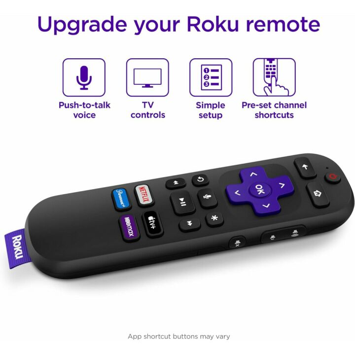 Roku Voice Remote Control with Voice Command & Shortcuts