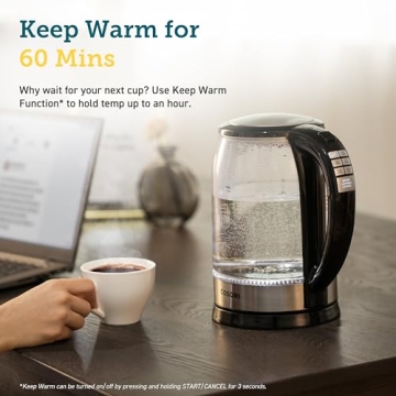 COSORI Electric Kettle Fast Boiling 6 Presets Keep Warm