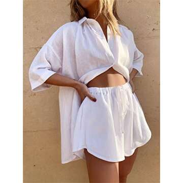 Mtsebmves Casual Tracksuit for Women - Stylish Set