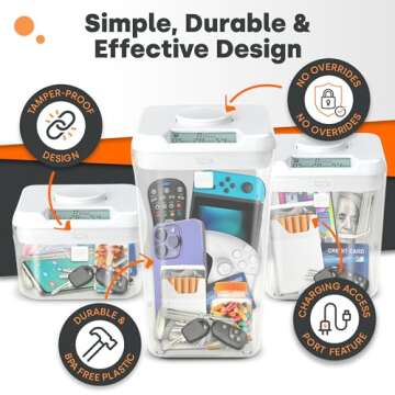 Kitchen Safe: Secure Time Lock Container for Healthy Habits