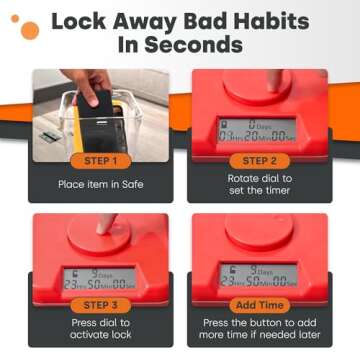 Kitchen Safe: Secure Time Lock Container for Healthy Habits
