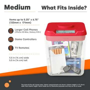 Kitchen Safe: Secure Time Lock Container for Healthy Habits