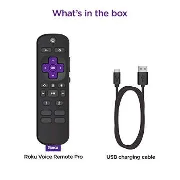 Roku Voice Remote Pro with Rechargeable Battery & Voice Control