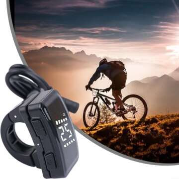 E Bike Screen, Waterproof ABS Shell Material Electric Bicycle DZ40 LCD Display Screen For Bafang 01, 02, HD Mid-mounted Motors 24V 36V 48V