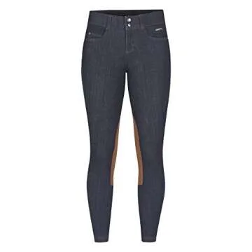 Kerrits Denim Knee Patch Breech for Equestrians