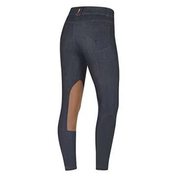 Kerrits Denim Knee Patch Breech for Equestrians
