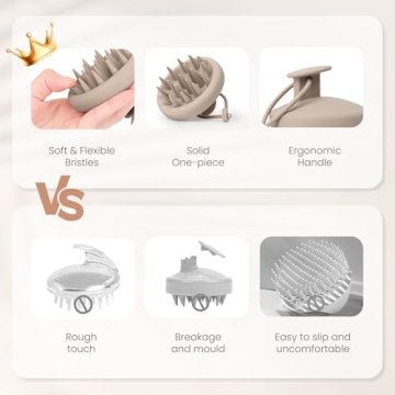 AIMIKE Scalp Massager Shampoo Brush for Hair Growth