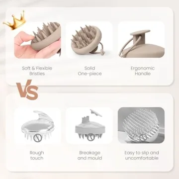 AIMIKE Scalp Massager Shampoo Brush for Hair Growth