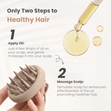AIMIKE Scalp Massager Shampoo Brush for Hair Growth