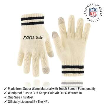 NFL Gloves and Hat Set Experience Ultimate Game Day Comfort
