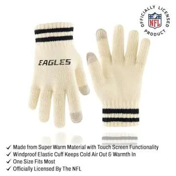 NFL Gloves and Hat Set Experience Ultimate Game Day Comfort