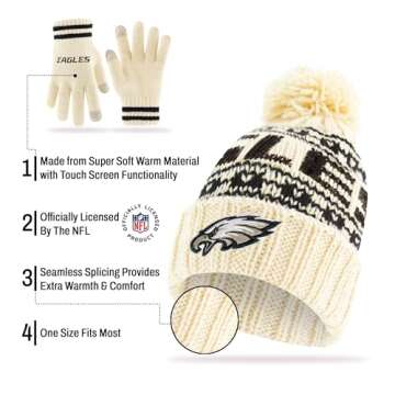 NFL Gloves and Hat Set Experience Ultimate Game Day Comfort