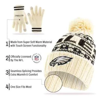 NFL Gloves and Hat Set Experience Ultimate Game Day Comfort