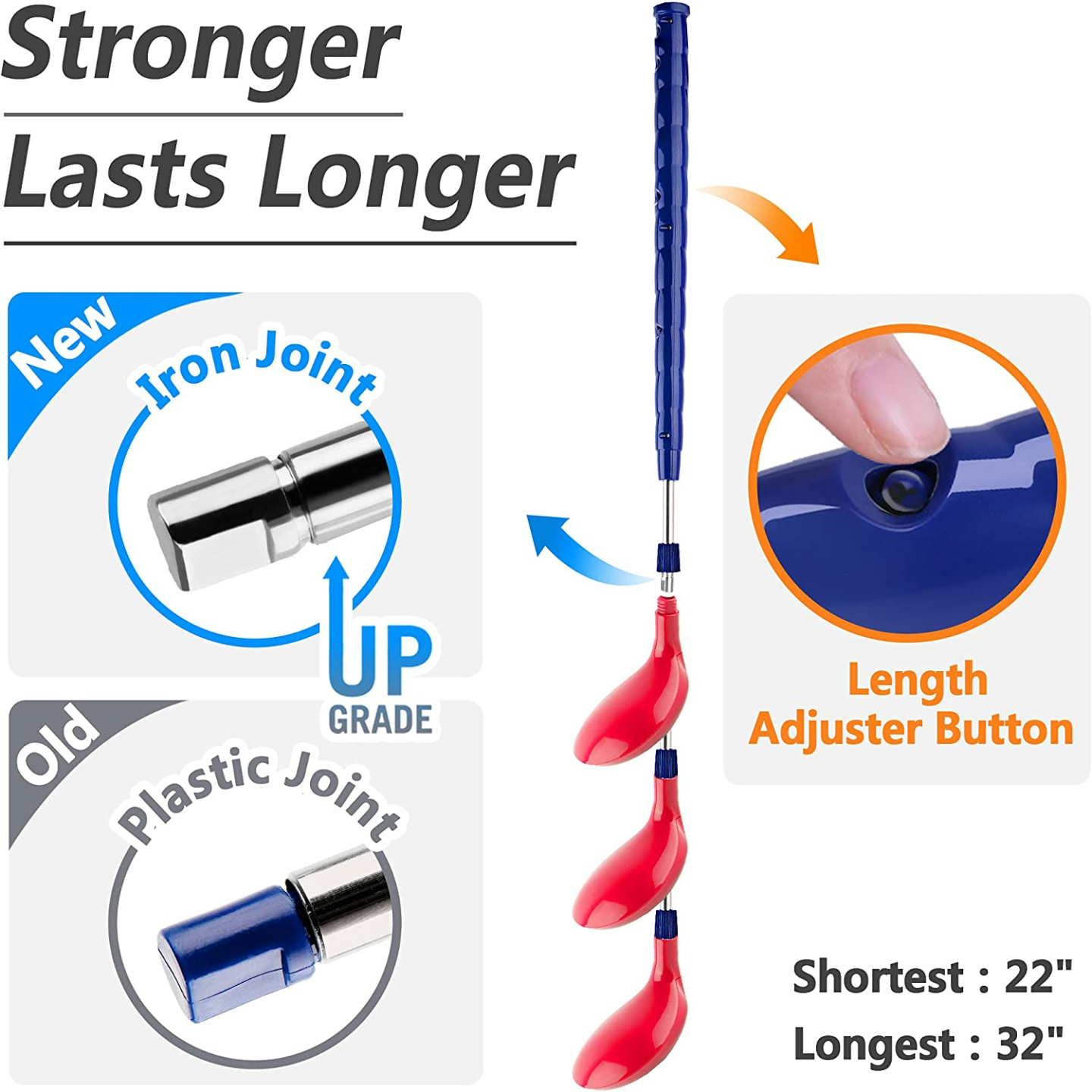 Kids Golf Toys Set for Active Fun - iPlay iLearn