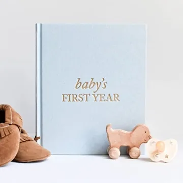 Baby First Year Book - Memory & Milestone Keepsake Album
