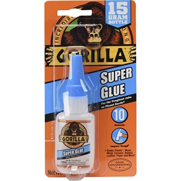 Gorilla Super Glue 15 Gram - Fast & Strong Bonding Solution