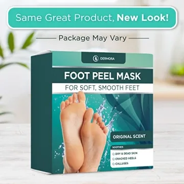 DERMORA Foot Peel Mask - Affordable Spa Treatment for Feet