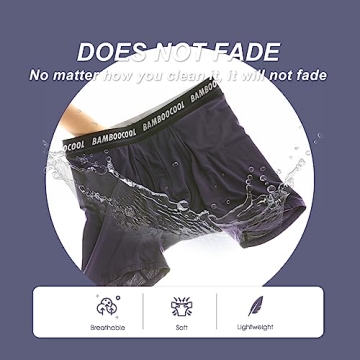 BAMBOO COOL Men's Boxer Briefs Comfort & Breathable