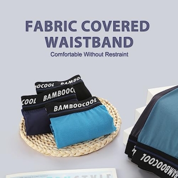 BAMBOO COOL Men's Boxer Briefs Comfort & Breathable
