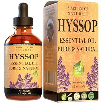 Hyssop Essential Oil - 100% Pure Natural Aromatherapy