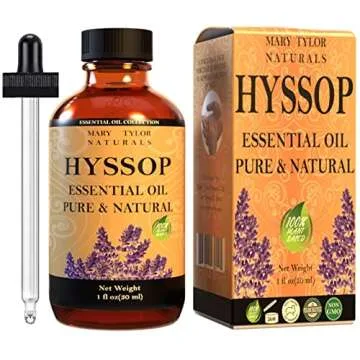 Hyssop Essential Oil - 100% Pure Natural Aromatherapy