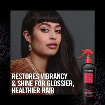 TRESemmé Protecting Heat Spray Keratin Smooth for Taming Frizz & Reducing Breakage, with Protection up to 450°, 8 oz