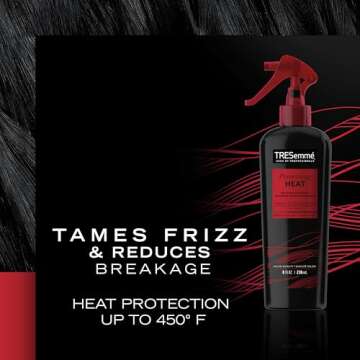TRESemmé Protecting Heat Spray Keratin Smooth for Taming Frizz & Reducing Breakage, with Protection up to 450°, 8 oz