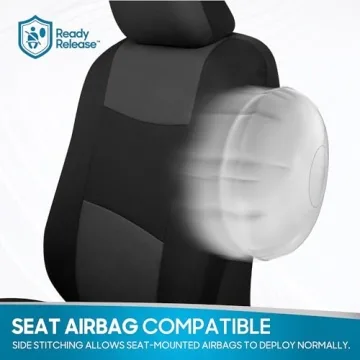 BDK PolyPro Charcoal Seat Covers for Cars & SUVs
