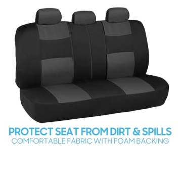BDK PolyPro Charcoal Seat Covers for Cars & SUVs