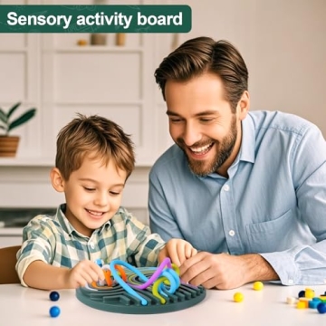 BUSOHA Sensory Activity Board Toy for Kids Calming Fun