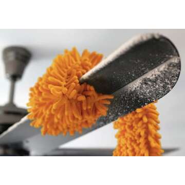Flex and Stay Ceiling Fan Cleaner Duster - Washable & Safe