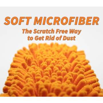 Flex and Stay Ceiling Fan Cleaner Duster - Washable & Safe