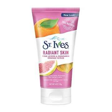 St. Ives Radiant Skin Face Scrub with Natural Exfoliants, 6 oz - Cleanse and Glow!