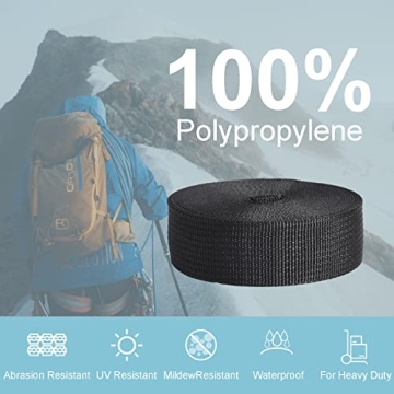 Durable 12 Yard Nylon Webbing Strap for DIY Projects