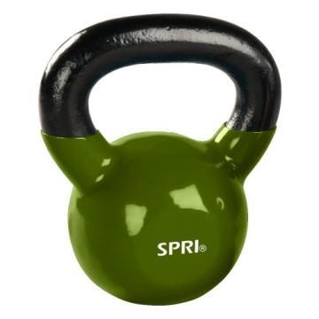 SPRI Color Coded Kettlebell Weight Set for Home Gym