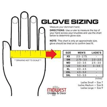 American Made Buffalo Leather Work Gloves , 650, Size: Medium