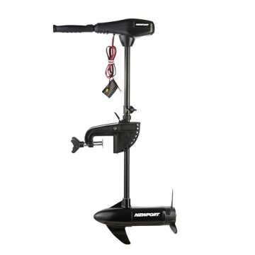 Newport NV-Series 36lb Thrust Saltwater Transom Mounted Electric Trolling Motor with LED Battery Indicator & 30" Shaft