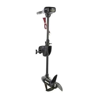 Newport NV-Series 36lb Thrust Saltwater Transom Mounted Electric Trolling Motor with LED Battery Indicator & 30" Shaft