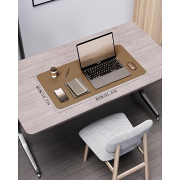 YSAGi Double-Sided Desk Pad for Home Office Elegance