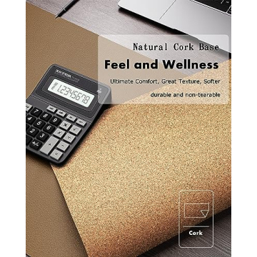YSAGi Double-Sided Desk Pad for Home Office Elegance
