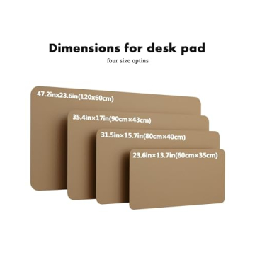 YSAGi Double-Sided Desk Pad for Home Office Elegance